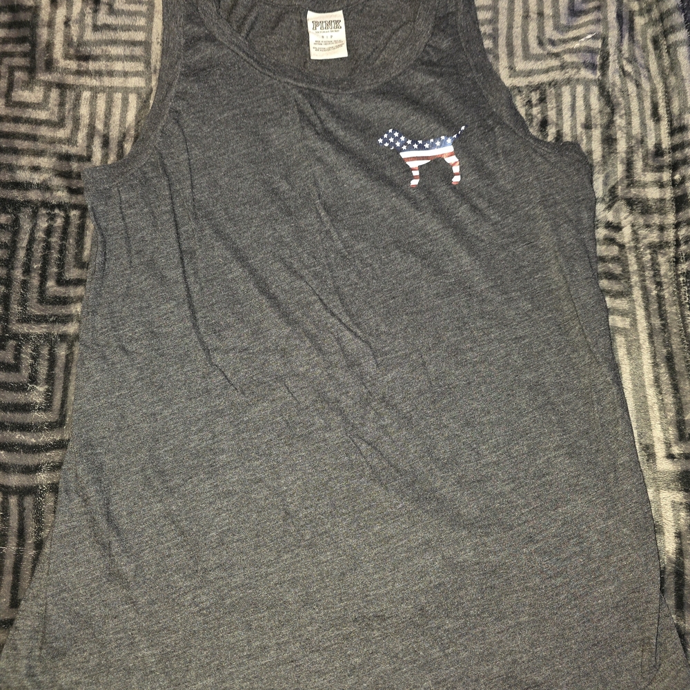Victoria's Secret PINK Charcoal Tee